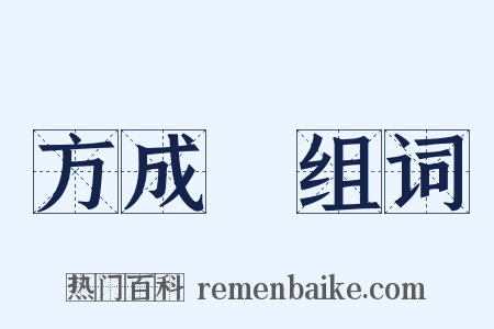 方成珪组词是什么意思的图片